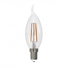 Лампа светодиодная филаментная Uniel E14 11W 3000K прозрачная LED-CW35-11W/3000K/E14/CL PLS02WH UL-00005170