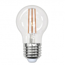 Лампа светодиодная филаментная Uniel E27 13W 3000K прозрачная LED-G45-13W/3000K/E27/CL PLS02WH UL-00005907