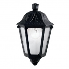 Уличный настенный светильник Ideal Lux Anna AP1 Small Nero 101552