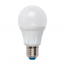 Лампа светодиодная диммируемая Uniel E27 10W 3000K матовая LED-A60 10W/3000K/E27/FR/DIM PLP01WH UL-00004287