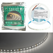 Светодиодная лента Saffit 9,6W/m 120LED/m 2835SMD дневной белый 5М SST02 55241