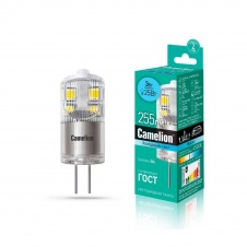 Лампа светодиодная Camelion G4 3W 4500K LED3-G4-JD-NF/845/G4 13863